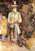 Paul Cezanne Portrait du jardinier Vallier France oil painting artist